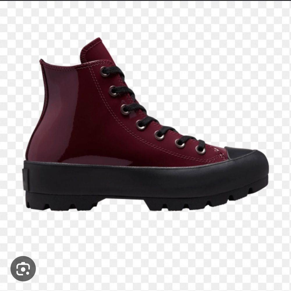 women’s size 8 converse all star lugged bordeaux